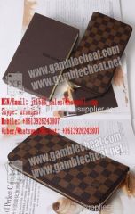 XF brand new LV wallet double camera for poker analyzer/invisible ink/points/perspective Glasses/Operate/Poker cheat