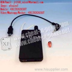 XF new one to one Bluetooth earpiece which can use for poker analyzer and mobile phone and other poker cheat products