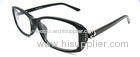 Full Rim Black Rectangle Nylon Eyeglass Frames , Men Comfortable Eyeglass Frames