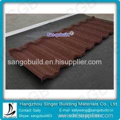 Aluminum Zinc Material Stone Coated Steel Roof Tile