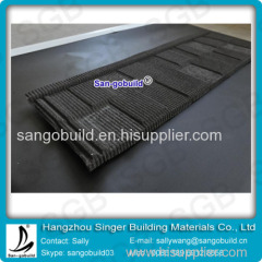 Aluminum Zinc Material Stone Coated Steel Roof Tile