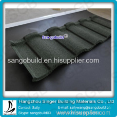 Aluminum Zinc Material Stone Coated Steel Roof Tile