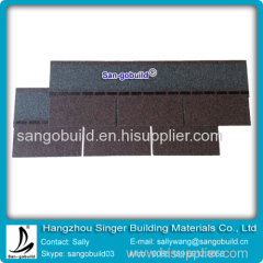 3-tab asphalt roofing shingle