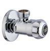 Brass Angle Valve For Bathroom Fittings, One In and One Out G 1 / 2 "