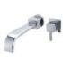 Wall Mounted Single Lever Basin Mixer Taps With a long tongue spout