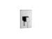 Square 1 Handle Bath Faucet Concealed Water Taps with Rectangle Cover