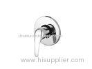 Round One Lever Eco-friendly Concealed Faucet Chrome plated Water Taps