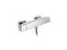 Square Double Handle Thermostatic Shower Taps with Ceramic Cartridge