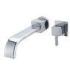 Wall Mounted Basin Mixer Taps with Two Hole , Cold Hot Automatic Mixed Basin Faucet