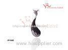 Winter TearDroped Black Leaf 925 Sterling Silver Pendant , Earrings Ring In Rhodium Plated