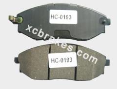 Auto semi-metallic brake pad HC-0193 for CHEVROLET EPICA (KL1_)