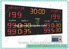 Single Sided Display Handball Scoreboard Led Ultra Bright , Red Yellow Green
