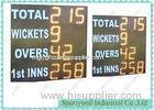 Led Electronic Cricket Scoreboard Yellow 12 Inch , AC 110V - 240V 50HZ / 60HZ