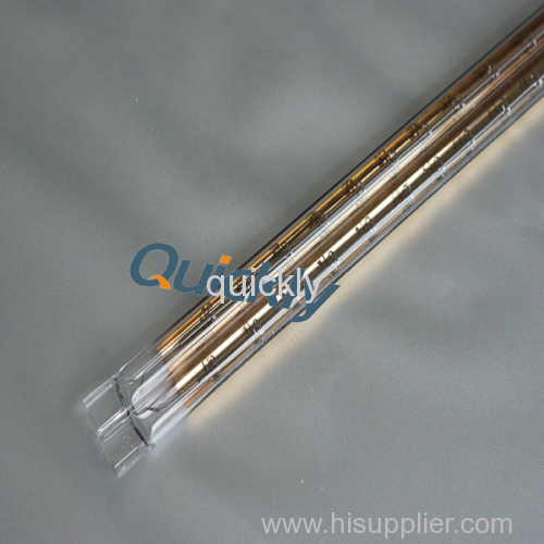 halogen infrared heating lamp with golden reflector 5000 hours can be custonized