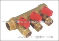 Manifold Fitting Brass Manifold 3 way Connector