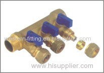 1/2"-1" Brass Forged Manifold from 2 ways to 4ways