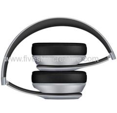 New Beats By Dre Solo2 Rechargeable Wireless On-Ear Headphones Silver