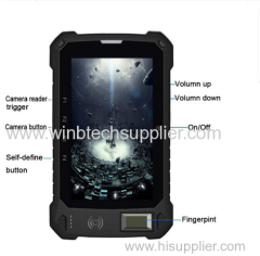 w-007 nfc fingerprint barcode print mtk8382 quad core ru-gged waterproof tablet pc nfc industrial tablet pc
