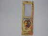 Ivory board Christian prayer card with transparent PVC window printing on demands