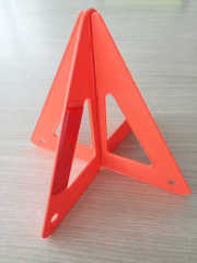 Chinese Manufacturer Cheap PlasticFoldable Car Safety Traffic Warning Triangle with Car Accessories