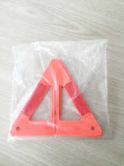 Chinese Manufacturer Cheap PlasticFoldable Car Safety Traffic Warning Triangle with Car Accessories