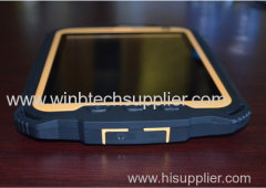 NFC option RFID 7.85INCH QUAD Core tough rug=ged tablet pc oem factory WCDMA:850/1900/2100MHz can customized WCDMA