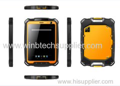 NFC option RFID 7.85INCH QUAD Core tough rug=ged tablet pc oem factory WCDMA:850/1900/2100MHz can customized WCDMA