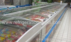 Island Freezer Sliding Glass Door