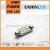 Automotive LED Light Bulbs 3W C5W LED Bulb , White / Yellow festoon led bulb