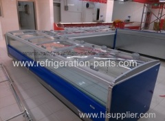 Island Freezer Sliding Glass Door