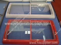 ABS injection glass door for chest freezer