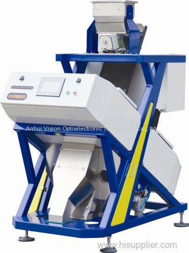 Filbert CCD color sorter / High quality walnut kernels color selector/ high throughput processing sorter