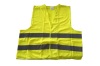 High Quality Polyester Ce Yellow Safety Clothing Security Reflective High Visibility Safety Vest