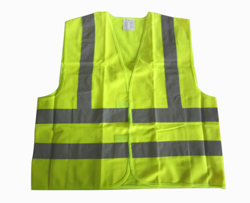 High Quality CE Certificate Yellow and Orange High Visibility Reflective Safety Vest