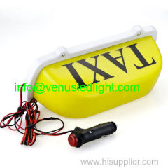 Taxi Top Light / New LED Roof Taxi Sign 12V with Magnetic Base green/red/blue/pink/white optional