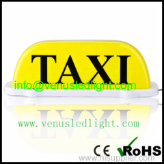 Taxi Top Light / New LED Roof Taxi Sign 12V with Magnetic Base green/red/blue/pink/white optional