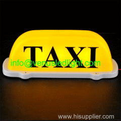 Taxi Top Light / New LED Roof Taxi Sign 12V with Magnetic Base green/red/blue/pink/white optional