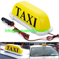 Taxi Top Light / New LED Roof Taxi Sign 12V with Magnetic Base green/red/blue/pink/white optional