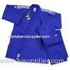 100% cotton Japanese Judo Gi Blue Martial Arts Gi , 130cm - 200cm Size