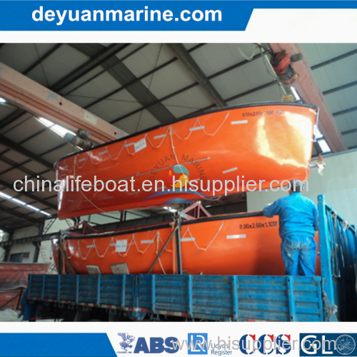 China Lifeboat BV Approve 60Person Open Type Lifeboat with Device