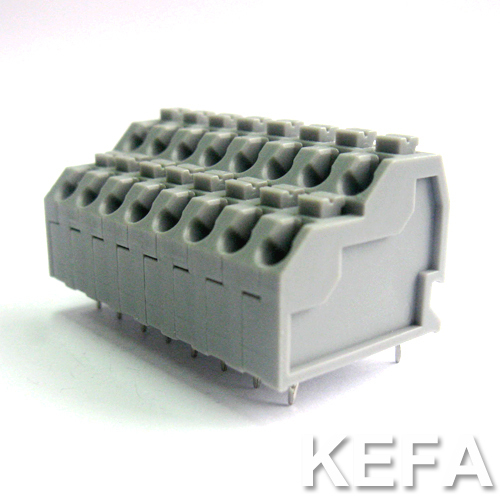 spring terminal block for double wire connection KF250T