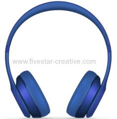 2015 Newest Beats Solo2 High-Definition On-Ear Headphones Royal Collection Sapphire Blue