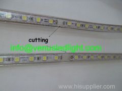 5050 Cool White AC220V Waterproof Flexible LED SMD strip ROPE Light +Plug IP65