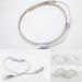 5050 Cool White AC220V Waterproof Flexible LED SMD strip ROPE Light +Plug IP65