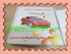 LED Under Car Underbody Neon Glow 7 Color Strobe Light Strip Kit Remote