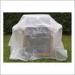 Balcony HDPE Waterproof Canvas Tarps / Clear heavy duty poly tarps