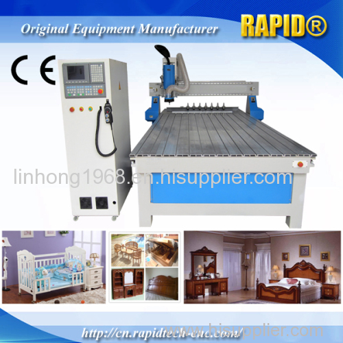 linear type ATC cnc woodworking machine