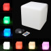 Illuminated furniture led cube chair