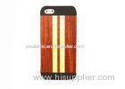 Hybrid Mobile Phone Wood Case For iPhone 5 / 5S , Luxury Wooden Back Covers for Boys