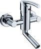 Nickle Chrome Plating Two Hole Bathroom Faucet Household Ceramic Cartridge
